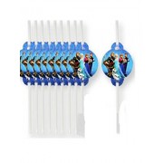 10 Adet Elsa Pipet Kız Doğum Günü Parti Malzemesi