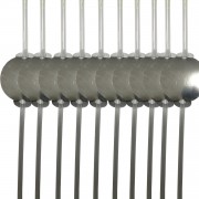 10 Adet Gümüş Gri Pipet, Plastik Doğum Günü Parti Pipeti