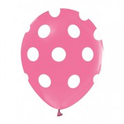 Puantiyeli Balon Pembe 100 Adet