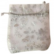 100 Adet Gri Şeffaf Kına ve Çerezlik Kesesi 12cm x 9cm