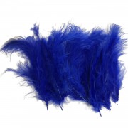 100 Adet Koyu Mavi-Lacivert Tüy (Şeffaf Balon içi Tüyü) Süslemesi