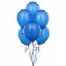 100 lü Adet Metalik Parlak Sedefli Lateks Lacivert Renkli Balon