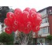 100 lü Bayrak Balon Türk Bayraklı Balon Ay Yıldız Kırmızı Balon