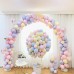 100 lü Adet Pembe Soft Makaron Balon, Mat Pastel Balon Parti Süsü