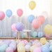 100 lü Adet Yeşil Soft Makaron Balon, Mat Pastel Balon Parti Süsü
