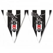 11 Bayraklı Beşiktaş Flama 3.20 mt uzunluğunda Doğum Günü Parti Malzemesi