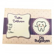 12 Ad Erkek Mavi İlk Diş Buğdayı Parti Davetiyesi+ 12 Ad Zarf