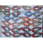 12 Adet Rengarenk Çocuk Karton Parti Gözlüğü, Ucuz Parti Maskesi