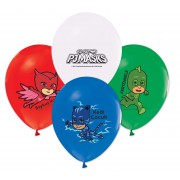 12 Adet Pijamaskeliler Balonu, PJ Masks Helyumla Uçan Balonları