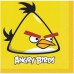 16 Adet Angry Birds Sarı Peçete 33x33cm, Doğum Günü Partisi