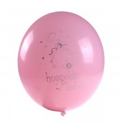 16 Adet Pembe Hastane Doğum Odası Balonu Kız (Helyumla uçan)