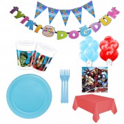 16 Kişilik Avengers Lüks Parti Seti Malzemeleri Yenilmezler Paket