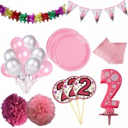 2 Yaş Kız Doğum Günü Konsepti Malzemeleri