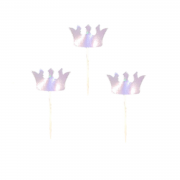 20 Adet Gümüş Gri Rengi Parti Sunum Kurdanı Süsleri