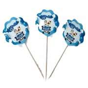 20 Adet Mavi Sünnet Temalı Sunum Kürdanı 