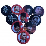 20 Adet Mustafa Kemal Atatürk Yaka Rozeti, Hediyelik Eşya