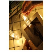 20li Işıklı  Albüm - Fotoğraf Mandalı  3 Metre