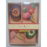 24 Adet Desenli Kek Kalıbı ve Kürdan Seti, Parti Malzemesi 