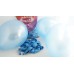 25 adet Metalik Sedefli Parlak Açık Mavi Balon (Helyumla Uçan)