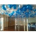 25 Adet Metalik Lacivert Koyu Mavi + Gümüş Gri Karışık Balon - Parti Dolabı