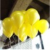25 ADET METALİK SEDEFLİ SARI BALON Doğum Günü Uçan Ucuz
