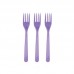 25 Adet Mor Lila Konseptli Plastik Çatal 25 Adet Mor Lila Konseptli Plastik Çatal