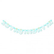 2m Mavi Erkek 1 Yaş Doğum Günü 1 Yaşındayım Yazılı Banner Süsleme