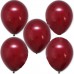 30 Adet Metalik Sedefli Bordo-Rose Gold-Gümüş Karışık Balon Helyum - Parti Dolabı