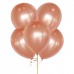 30 Adet Metalik Sedefli Bordo-Rose Gold-Gümüş Karışık Balon Helyum - Parti Dolabı
