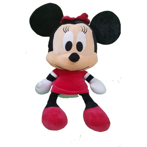 40cm Minnie Mouse Sert Peluş Oyuncak - Parti Dolabı