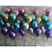 5 Ad 1.Kalite Mor Renkli Parlak Krom Metalik Aynalı Balon