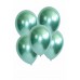 5 Ad 1.Kalite Yeşil Renkli Parlak Krom Metalik Aynalı Balon - Parti Dolabı