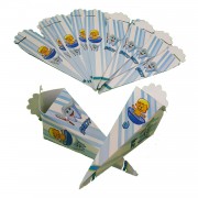 50 Ad İlk Dişim Çıktı Baskılı, Mavi Bebek Şekeri İkram Külahı 