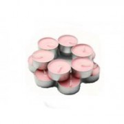 10 Adet Pembe (gül kokulu) Tealight Mum Romantik