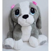 55 cm Gri Üzgün Sad Sam Peluş Köpek Oyuncak, Sevgiliye Hediyelik 