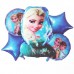 5li Elsa Anna Baskılı Folyo Balon Seti, Frozen Konsepti Balonu 5li Elsa Anna Baskılı Folyo Balon Seti, Frozen Konsepti Balonu