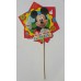 5li Mickey Mouse Doğum Günü Parti Çubukları Konuşma Balonu Çubuğu - Parti Dolabı