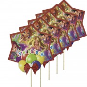 5li Winks (winx) Doğum Günü Parti Çubukları Konuşma Balonu Çubuğu