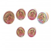 6 Adet Barbie Silgi Doğum Günü Kız Parti Malzemeleri Hediyelik