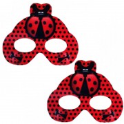 6 Adet Uğur böceği Karton Gözlük Kız Doğum Günü Parti Malzemesi