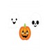 6lı Halloween Cadılar Bayramı Karton Maske Kurukafa Balkabağı Halayet Korkunç Şaka Maskeleri