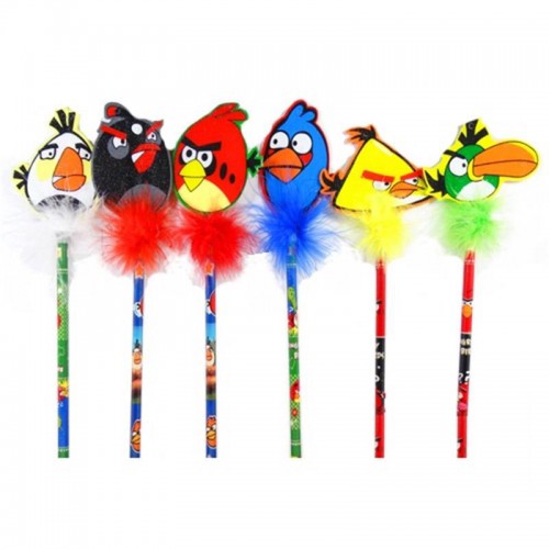 8 Adet Angry Birds Kurşun Kalem Doğum Günü Parti Hediyelikleri - Parti Dolabı