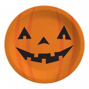 8 Adet Halloween Partisi Kağıt Tabak, Cadılar Bayramı Ürünleri