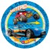 8 Adet Hot Wheels Karton Tabak, Arabalar Konsepti Parti Malzemesi 8 Adet Hot Wheels Karton Tabak, Arabalar Konsepti Parti Malzemesi