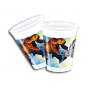 8 Adet Dinazor Plastik Bardak Dinozor Parti Temasi Jurassic World