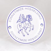 8 Adet Mavi Sünnet Temalı Karton Tabak