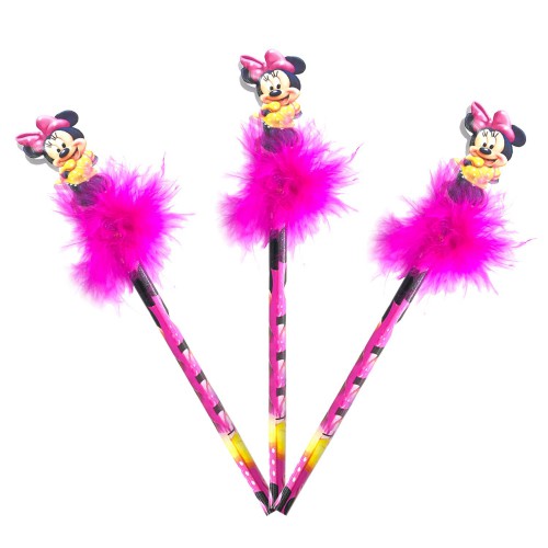 8 Adet Minnie Mouse Kurşun Kalem Doğum Günü Parti Hediyelikleri - Parti Dolabı