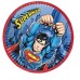 8 Adet Superman Kağıt Tabak, Süperman Doğum Günü Malzemeleri