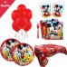 8 Kişi Mickey Mouse 6 Parça Doğum Günü Parti Seti Miki Paketi