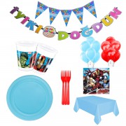 8 Kişilik Avengers Lüks Parti Malzemeleri, Yenilmezler Paketi 